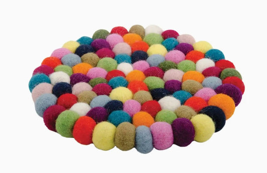 Felted Ball Trivet