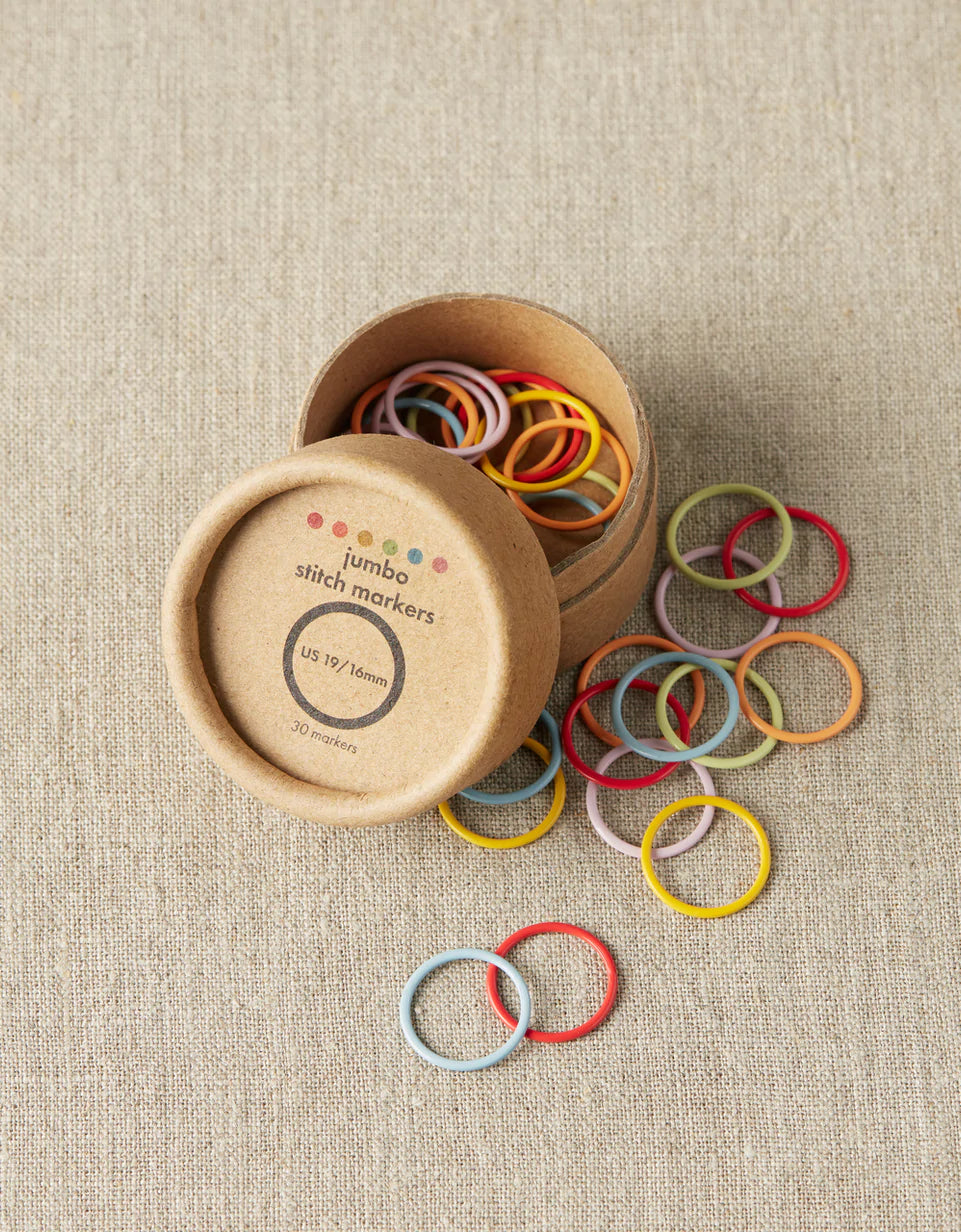 Colorful Ring Stitch Markers - Jumbo